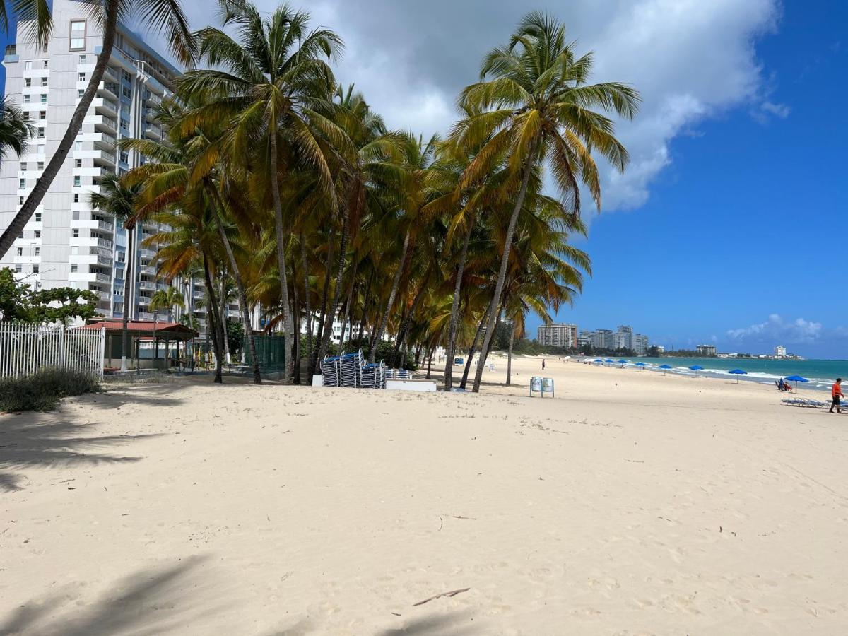 Hobie Oceanfront Apartment At Isla Verde Сан-Хуан Экстерьер фото